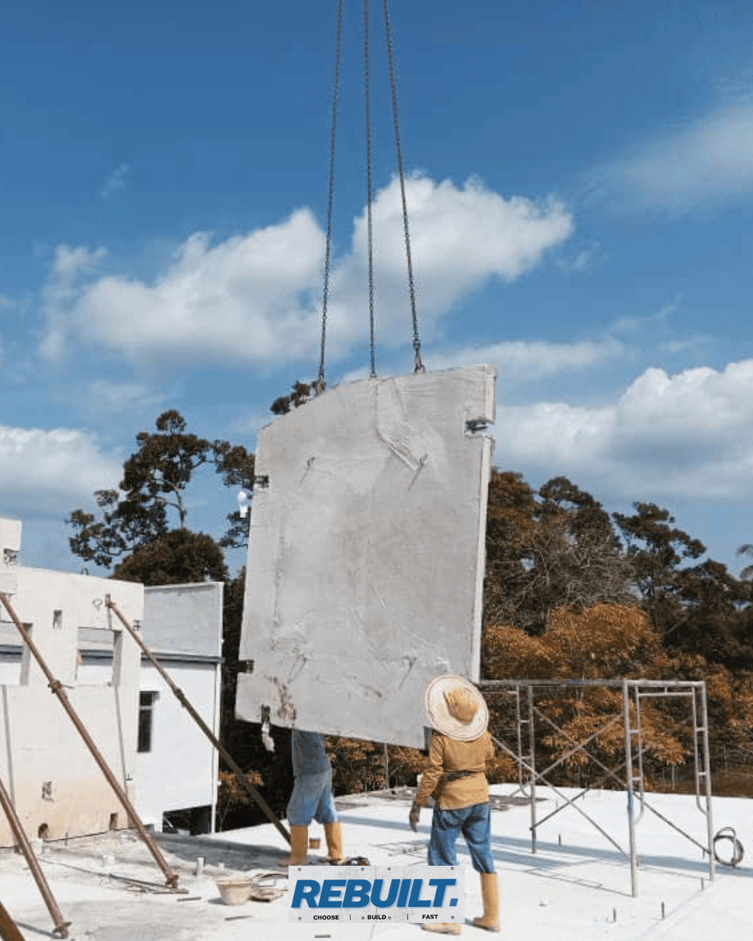 Precast Wall Installation Image